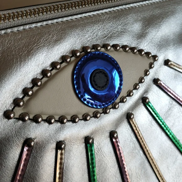 REBECCA MINKOFF Eye Large Zip Clutch - Picture 2 of 5